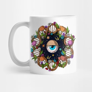 Magic Mushrooms DNA Chain Mug